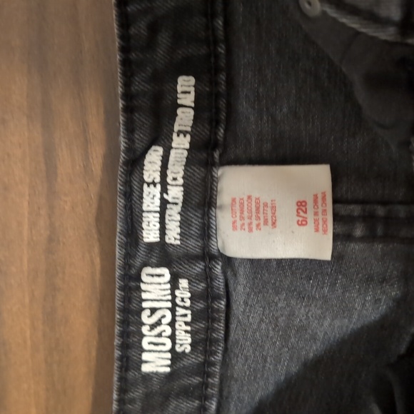 Mossimo High Rise Black Torn Shorts - Picture 3 of 3